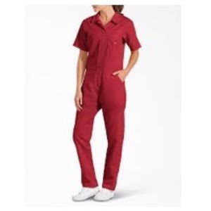 dickies womens jumpsuit short sleeved